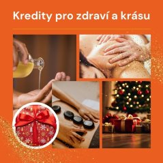 Kredity na masáž - Vánoční dárkový poukaz + dárky zdarma